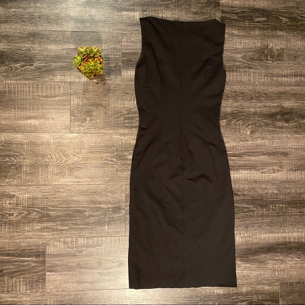LE CHATEAU Black Tight Midi Dress - Picture 3 of 5